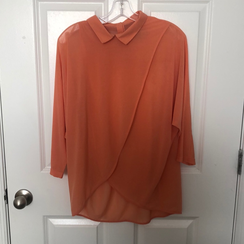 ASOS long sleeved see through top